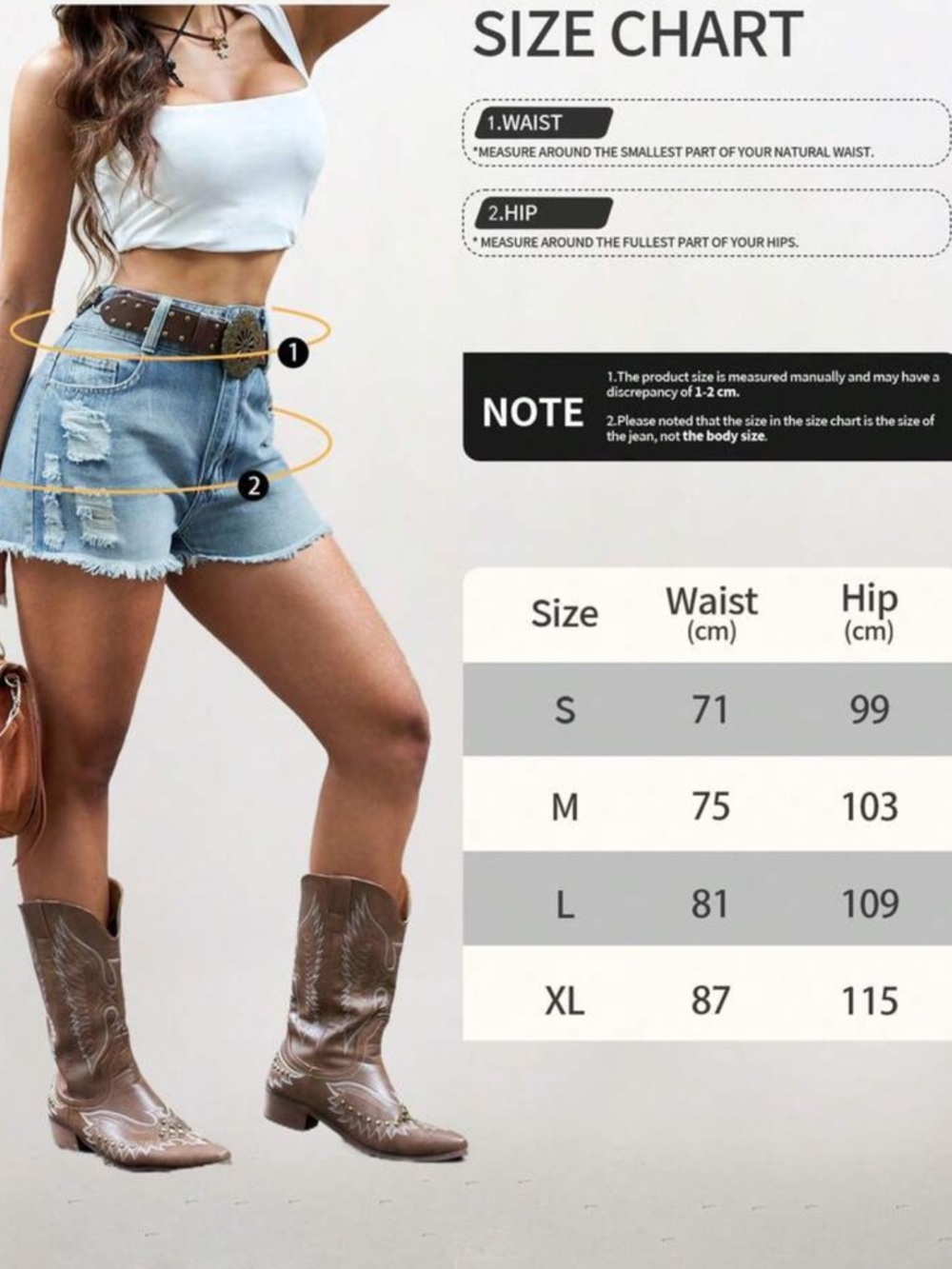 Jean Shorts - Picture 5 of 5